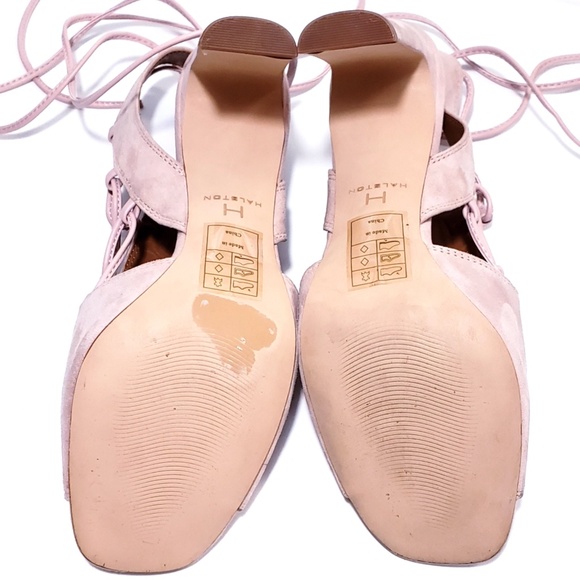 H Halston Zoe Ankle Tie Heeled Sandals - Picture 6 of 7